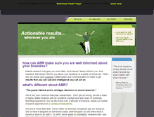 Tablet Screenshot of actionbasedonline.com